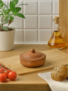 69-536 Блюдо для запекания/Кокотница с крышкой №1 (Одуванчик З) 0,25 л. ; высота - 8см, ширина - 12см, длина - 12см .69-536