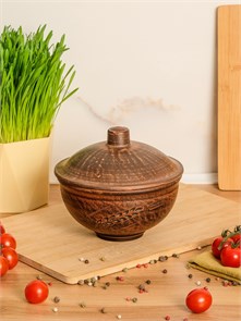 69-126 Кокотница большая (Колос) 0,7 л. ; высота - 14см, ширина - 15см, длина - 15см (2) .69-126