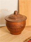 69-228 Горшок для запекания (Вьюнок) 0,6 л. ; высота - 13см, ширина - 12см, длина - 12см 69-228