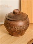 69-231/1 Горшок для жаркого №2 (Вьюнок) 0,55 л. ; высота - 11см, ширина - 12см, длина - 12см 69-231/1