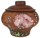 69-532/1 Чугунок/Горшок для жаркого №2 (Одуванчик З) 0,6 л. ; высота - 14см, ширина - 14см, длина - 14см 69-532/1