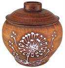 69-430/1 Горшок для жаркого №2 (Одуванчик Б) 0,7 л. ; высота - 14см, ширина - 13см, длина - 13см 69-430/1