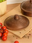 69-059 Жаровня с крышкой (Гладь) 0,45 л. ; высота -9,5см, ширина - 15см, длина - 15см 69-059